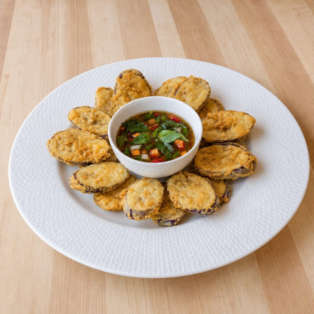 Spicy Crispy Eggplants.