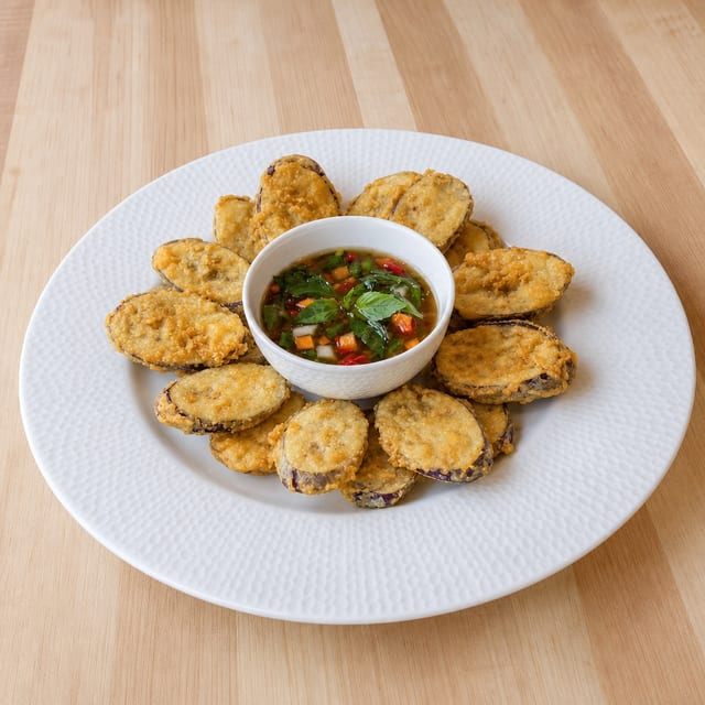 Spicy Crispy Eggplants.