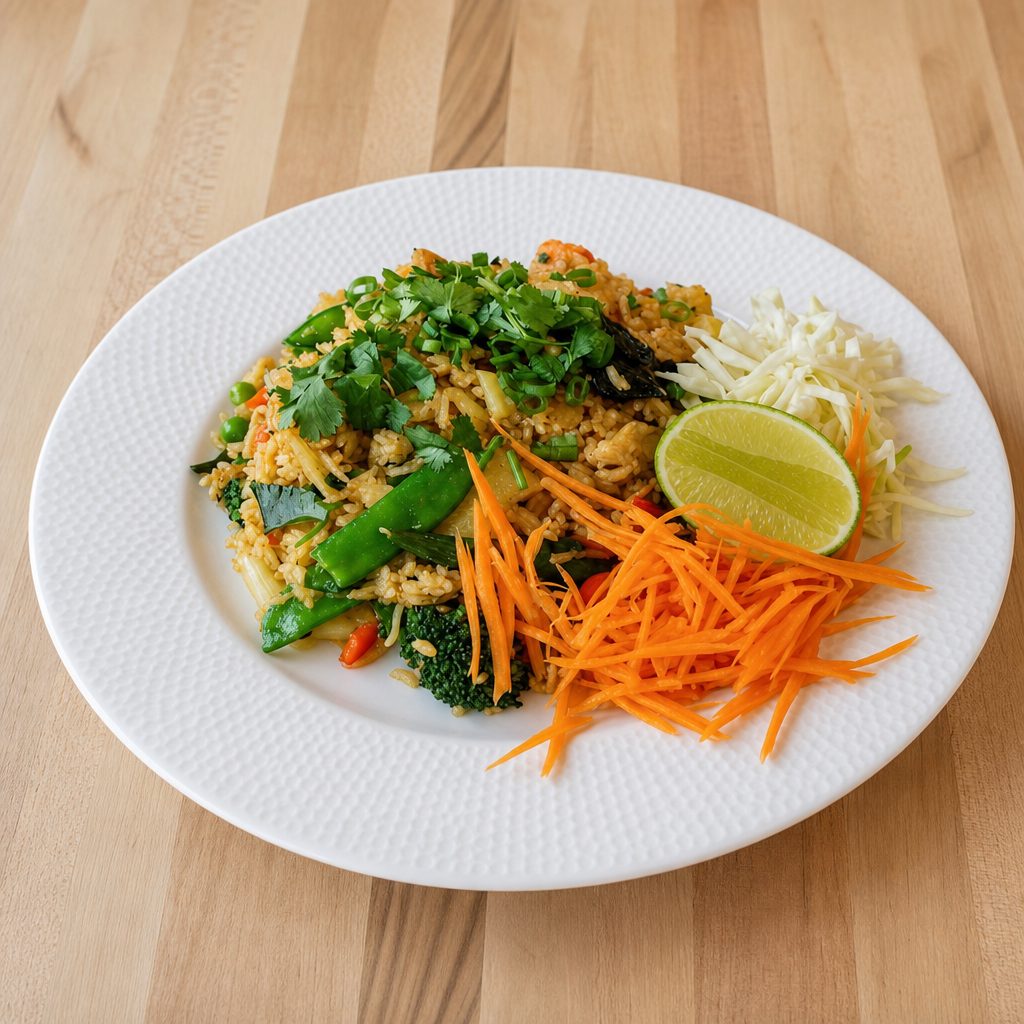 Spicy Seafood Fried Rice.