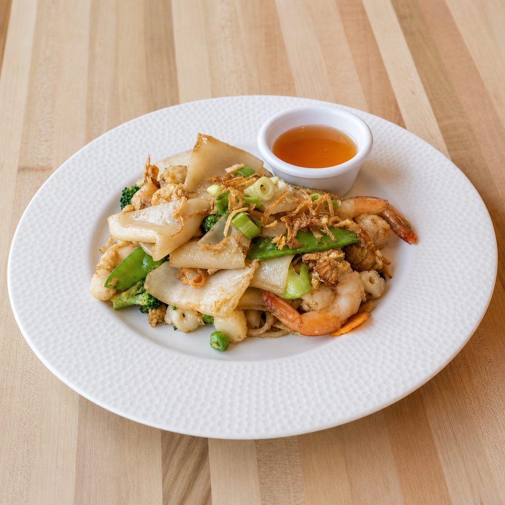 Shrimp Kau Gai.