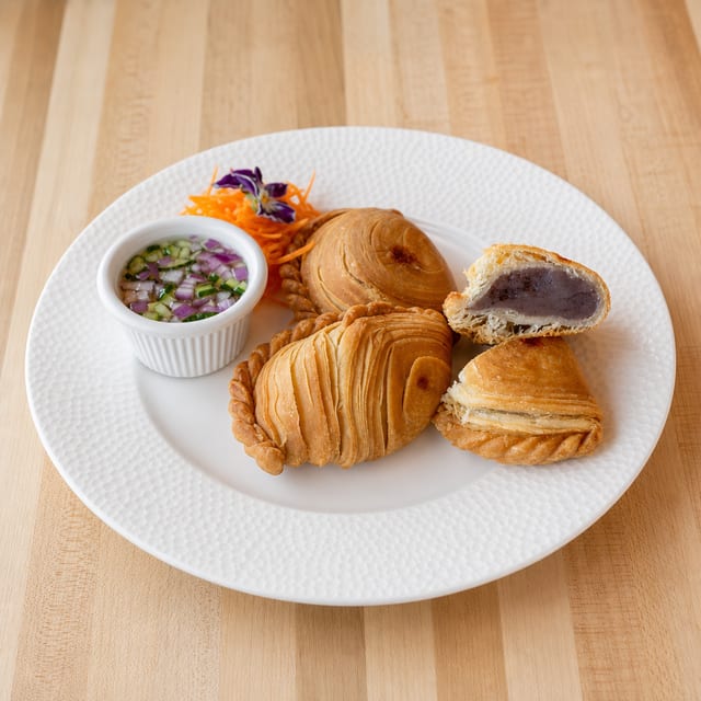 Sweet Taro Puff.