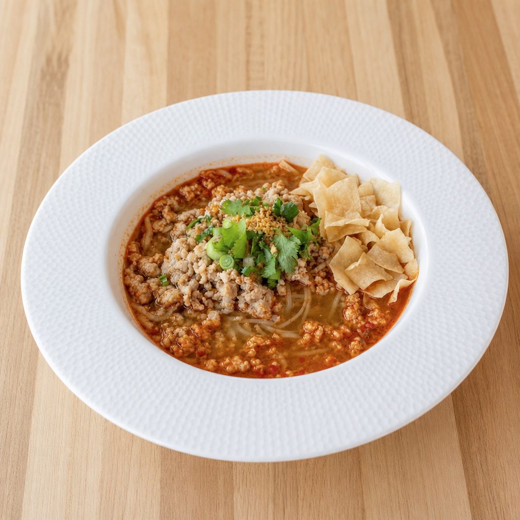 Shrimp Tom Yum Noodle Soup.