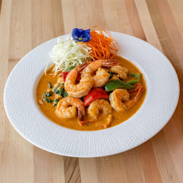 Shrimp Panang Curry.