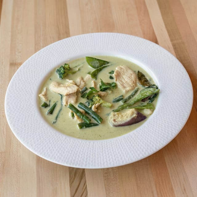 Shrimp Green Curry.