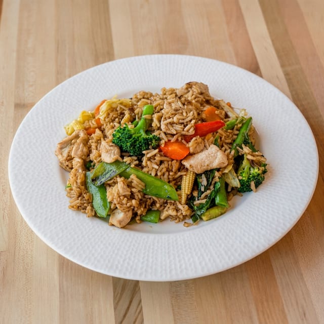 Seafood Ka Prow Fried Rice.